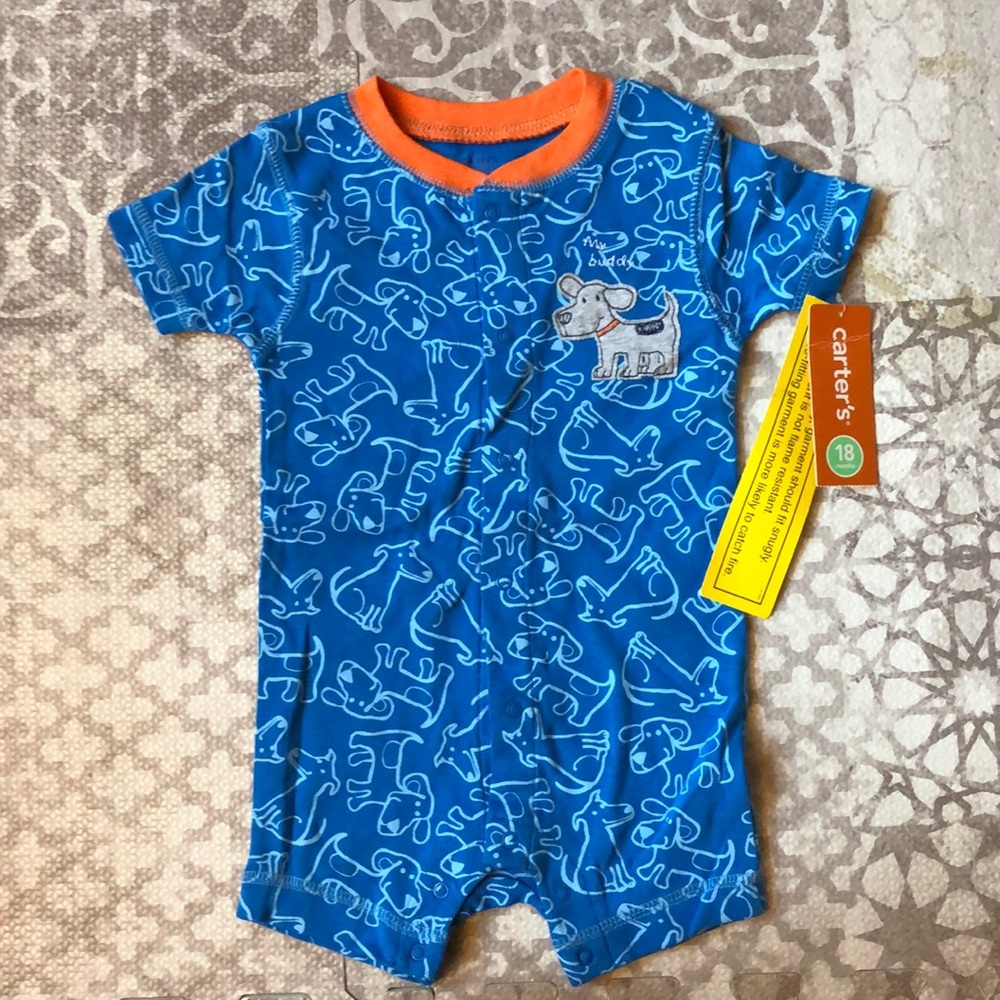 Carter’s Romper pj’s short sleeve NWT 18 mo